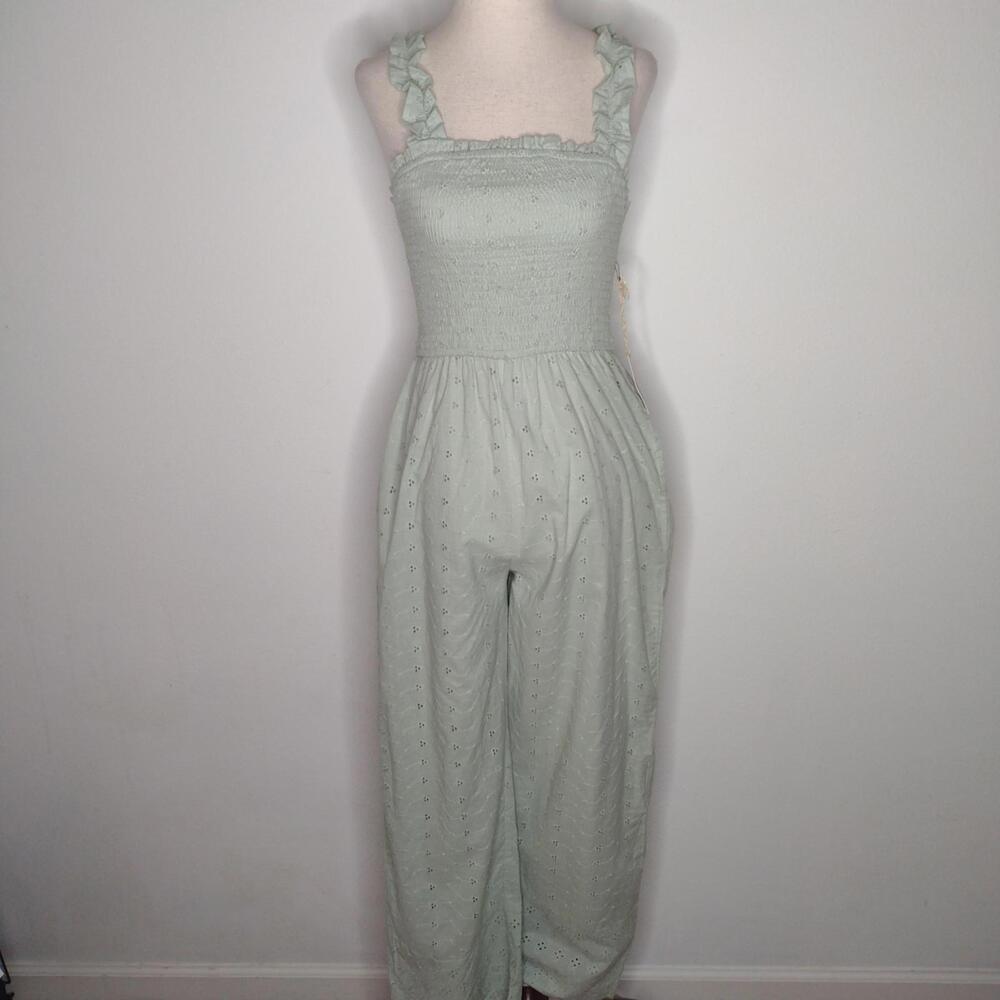 NWT Jessica Simpson Women's Green Jumpsuit Size Small